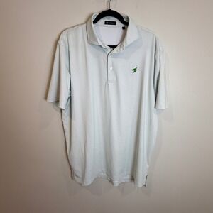 TurtleSon Golf Polo Shirt Men's Large Green Witch Print Short Sleeve